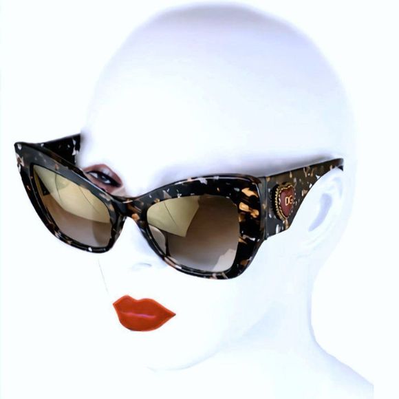 DOLCE & GABBANA Tortoise Print Cat Eye Sunglasses DG4349 911/6E main image 7